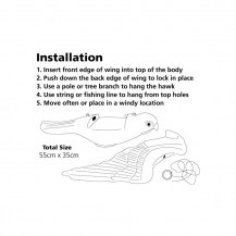 18407 - hanging hawk instructions